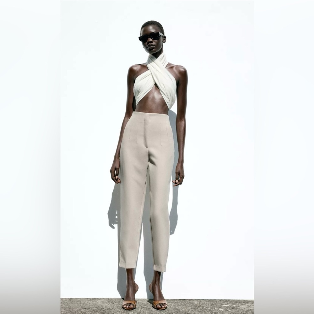 ZARA High Waisted Trousers